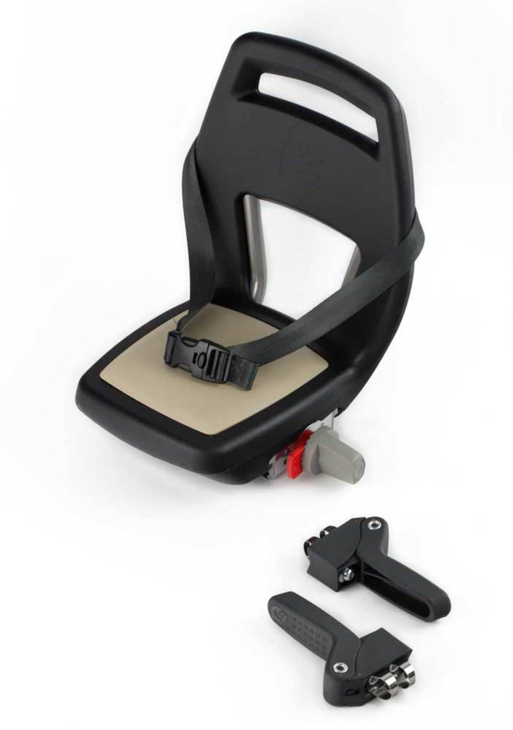 Achterzitje Widek Qibbel Junior - Dragerbevestiging Zwart/Khaki Achterzitje Widek Qibbel Junior - Dragerbevestiging Zwart/Khaki